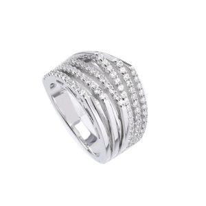Biżuteria DIAMONFIRE 6118531082165. Pierścionek, Kolor szary. Kobieta.