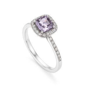 Biżuteria DIAMONFIRE 6117871062170. Pierścionek, Kolor szary. Kobieta.