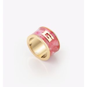 Biżuteria GUESS JUBR0211JWY. Pierścionek, Kolor różowy. Kobieta.