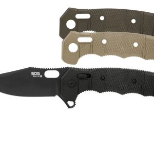 Sog SEAL XR FOLDING TI-MAGNACUT 3 HANDLES SCALES 12-21-13-57