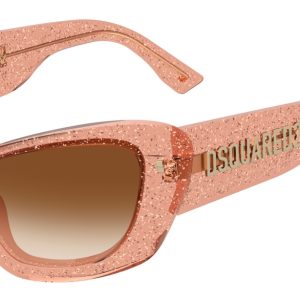 Okulary DSQUARED2 D2-0118-S-733. Okulary przeciwsłoneczne, Kolor pomarańczowy. Kobieta.