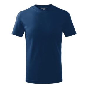 Koszulka Dziecięca Basic - Ciemny niebieski