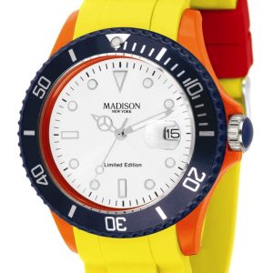 Zegarek MADISON U4484C. Kwarcowy, Kolor biały. Unisex.