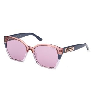 Okulary GUESS GU7912-5592Y. Okulary przeciwsłoneczne, Kolor niebieski. Kobieta.