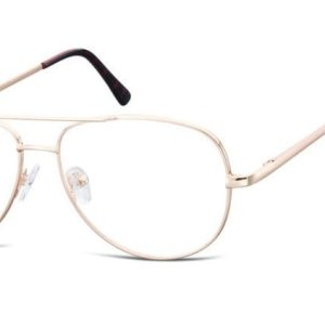 Aviator zerowki Okulary Oprawki metalowe korekcyjne 790C
