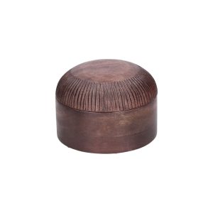 RITUALI DOMESTICI PERSEO Zestaw 2 mis dekoracyjnych z pokrywką 13 x 9 cm