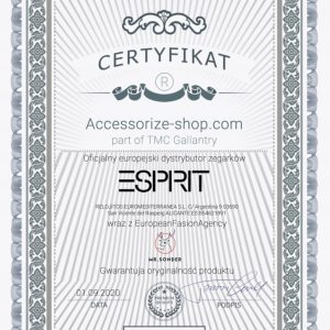 Zegarek ESPRIT ES1L071M0045. Kwarcowy, Kolor złoty. Kobieta.