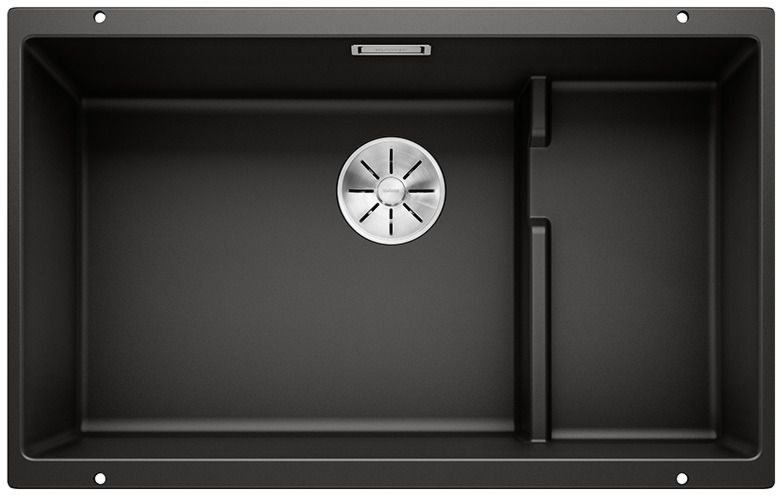 BLANCO SUBLINE 700-U Level Silgranit czarny, InFino