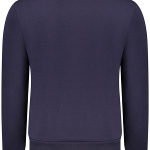 BLUZA Z KARABINEM BEZ ZAMKA MĘSKA NIEBIESKA