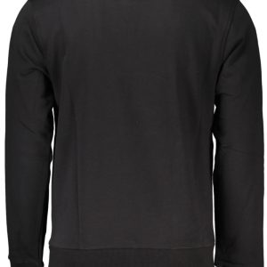 BLUZA BEZ ZAMKA CAVALLI CLASS CZARNA MĘSKA