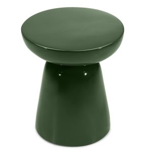 Stolik boczny Logan 40 cm, oliwkowozielony, glossy