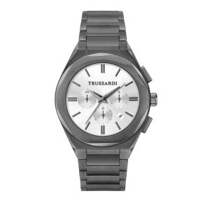 Zegarek TRUSSARDI R2453156003. Kwarcowy, Kolor biały. Mężczyzna.