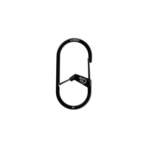 Niteize G-SERIES DUAL CHAMBER CARABINER #3 SS Black GS3-01-R6