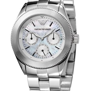 Zegarek ARMANI AR0709. Kwarcowy, Kolor srebrny. Kobieta.