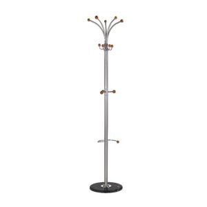 Wieszak stojący srebrny mat 180 cm W46