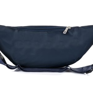 Saszetka nerka UNISEX kodura pojemna solidna granatowa Beltimore C28