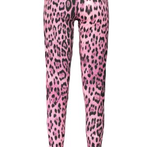 LEGGINSY DAMSKIE KLASY CAVALLI RÓŻOWE