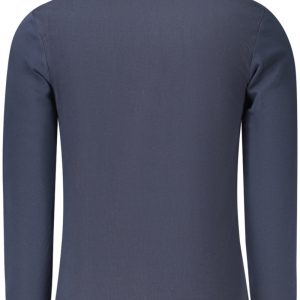 TIMBERLAND MĘSKA KOSZULKA POLO Z DŁUGIM RĘKAWEM, NIEBIESKA