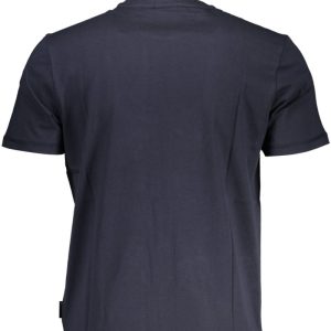 NAPAPIJRI MĘSKI NIEBIESKI T-SHIRT Z KRÓTKIM RĘKAWEM