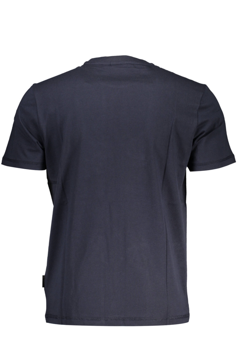 NAPAPIJRI MĘSKI NIEBIESKI T-SHIRT Z KRÓTKIM RĘKAWEM