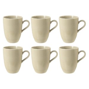 SELTMANN BEAT COLOR GLAZE Zestaw 6 kubków z uchwytem 350 ml
