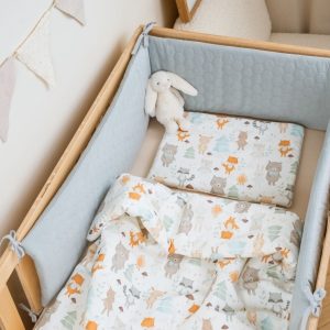 Ochraniacz do łóżeczka Velvet Baby Blue