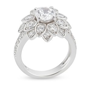 Biżuteria DIAMONFIRE 9501921082160. Pierścionek, Kolor szary. Kobieta.
