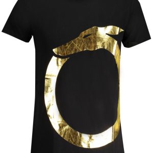 T-SHIRT MĘSKI Z KRÓTKIM RĘKAWEM TRUSSARDI CZARNY