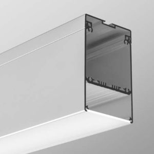 Profil LED GLADES z miejscem na zasilacz