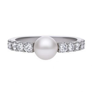 Biżuteria DIAMONFIRE 6119431111165. Pierścionek, Kolor szary. Kobieta.