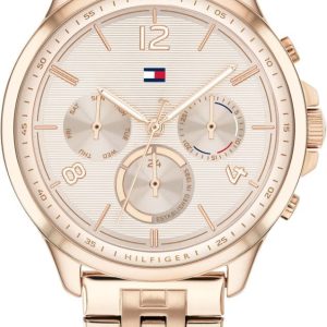 Damski Zegarek Tommy Hilfiger Harper 1782224 – Multifunkcja w Złocie
