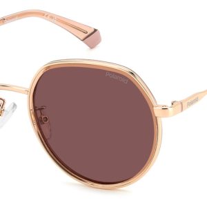 Okulary POLAROID PLD4160GSXDDB. Okulary przeciwsłoneczne, Kolor złoty. Unisex.