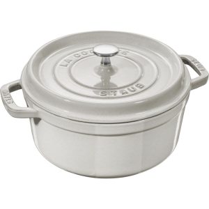STAUB LA COCOTTE Garnek żeliwny okrągły 2.6 ltr, truflowy