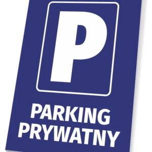 Tabliczka: Parking prywatny