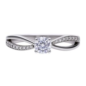 Biżuteria DIAMONFIRE 6119091082165. Pierścionek, Kolor szary. Kobieta.