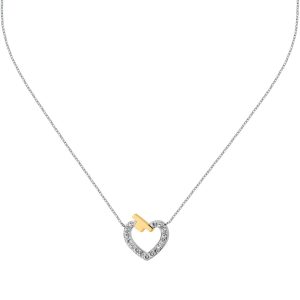 Biżuteria TRUSSARDI TJAXC44. Naszyjnik, Kolor szary. Kobieta.