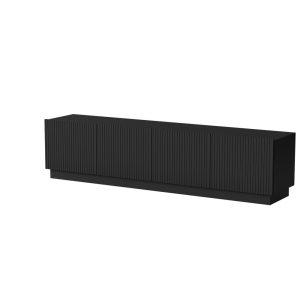 Szafka RTV czarna mat 200 cm Ardea