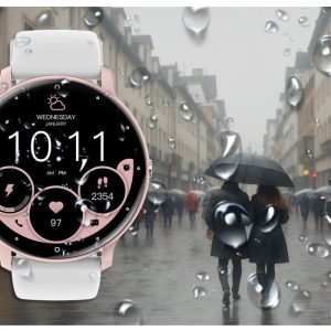 SMARTWATCH UNISEX GRAVITY GT1-6 PRO - ROZMOWY BLUETOOTH, DODATKOWY PASEK (sg027f)