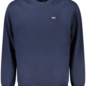 TOMMY HILFIGER MĘSKA BLUZA Z ROZPINANYM NA ZAMEK NIEBIESKA
