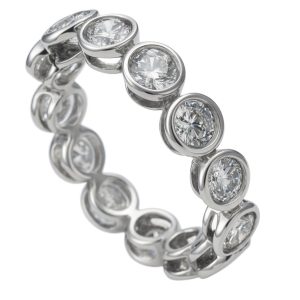 Biżuteria DIAMONFIRE 6112551082160. Pierścionek, Kolor szary. Kobieta.