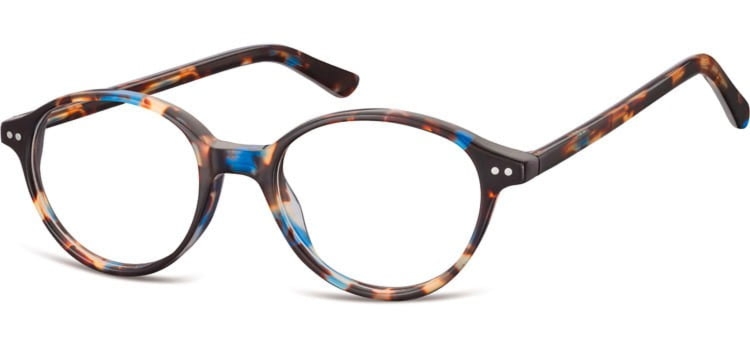 Okulary oprawki okragle Sunoptic CP147D szylkret mix