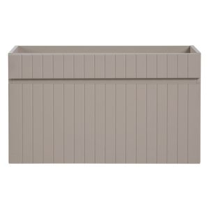 Szafka pod umywalkę Iconic Cashmere 80 cm, szarobeżowa, lamele