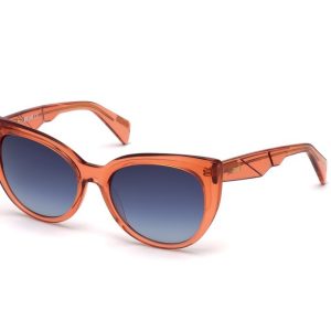 Okulary JUST CAVALLI JC836S-66W. Okulary przeciwsłoneczne, Kolor czerwony niebieski. Kobieta.
