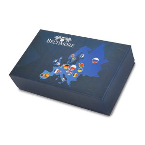 Etui na klucze premium skórzane kluczówka Beltimore czarne P87