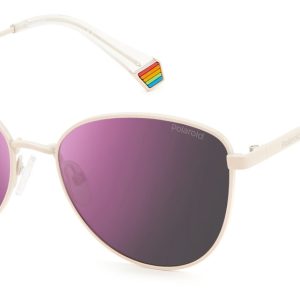 Okulary POLAROID PLD6188SSZJAI. Okulary przeciwsłoneczne, Kolor IVORY. Kobieta.