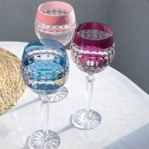Crystal Julia Kieliszek do wina wody 350 ml malinowy