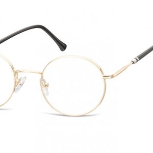 Lenonki okrągłe Okulary oprawki optyczne 926C złote