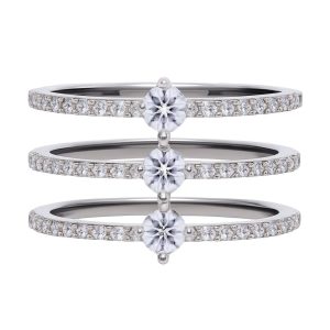 Biżuteria DIAMONFIRE 6118401082165. Pierścionek, Kolor szary. Kobieta.