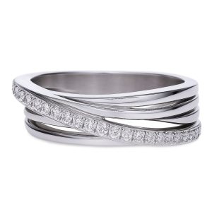 Biżuteria DIAMONFIRE 6117571582165. Pierścionek, Kolor szary. Kobieta.