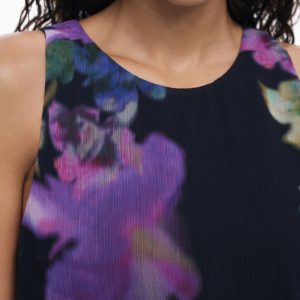 KRÓTKA SUKIENKA DESIGUAL DLA KOBIET W KOLORZE CZARNYM